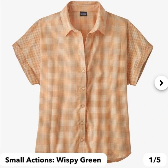 NWT Patagonia Women's Lightweight A/C Shirt. Size Small. - Picture 4 of 7